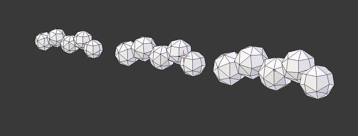 Low Poly Clouds pack Low-poly 3D model_7