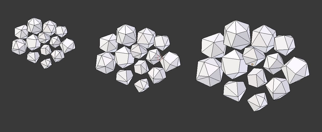 Low Poly Clouds pack Low-poly 3D model_8