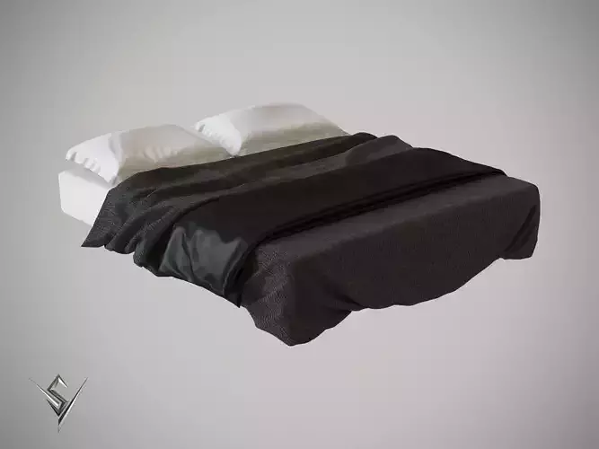 bedclothes 2 bed with sheets and pillows