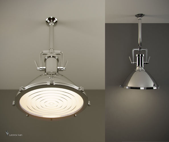     Benson Pendant Extra-Wide 3D model