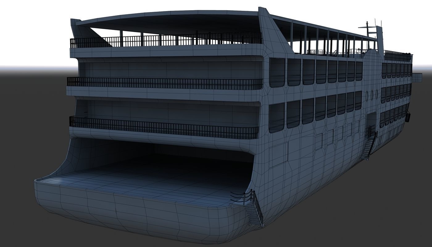 Cruise Ship 3D model_9