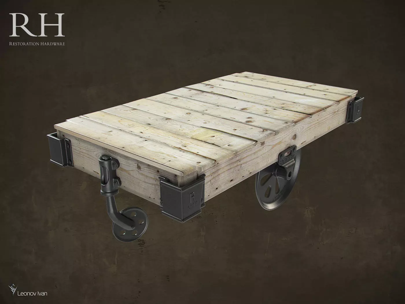 Furniture Factory Cart 3D model