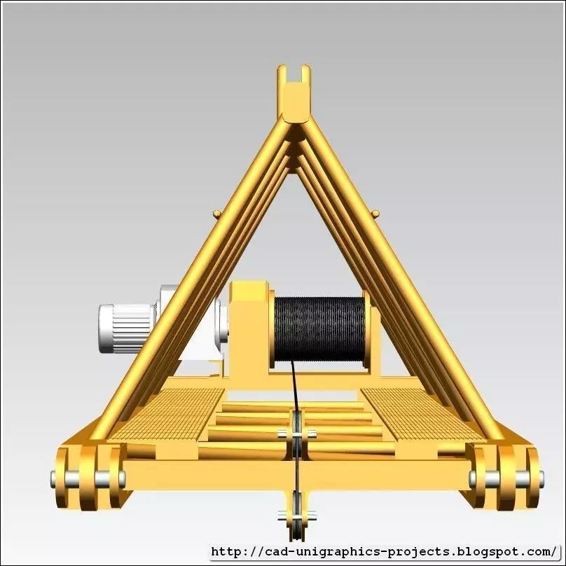 TOWER CRANE -Crane jib-base- Free 3D model