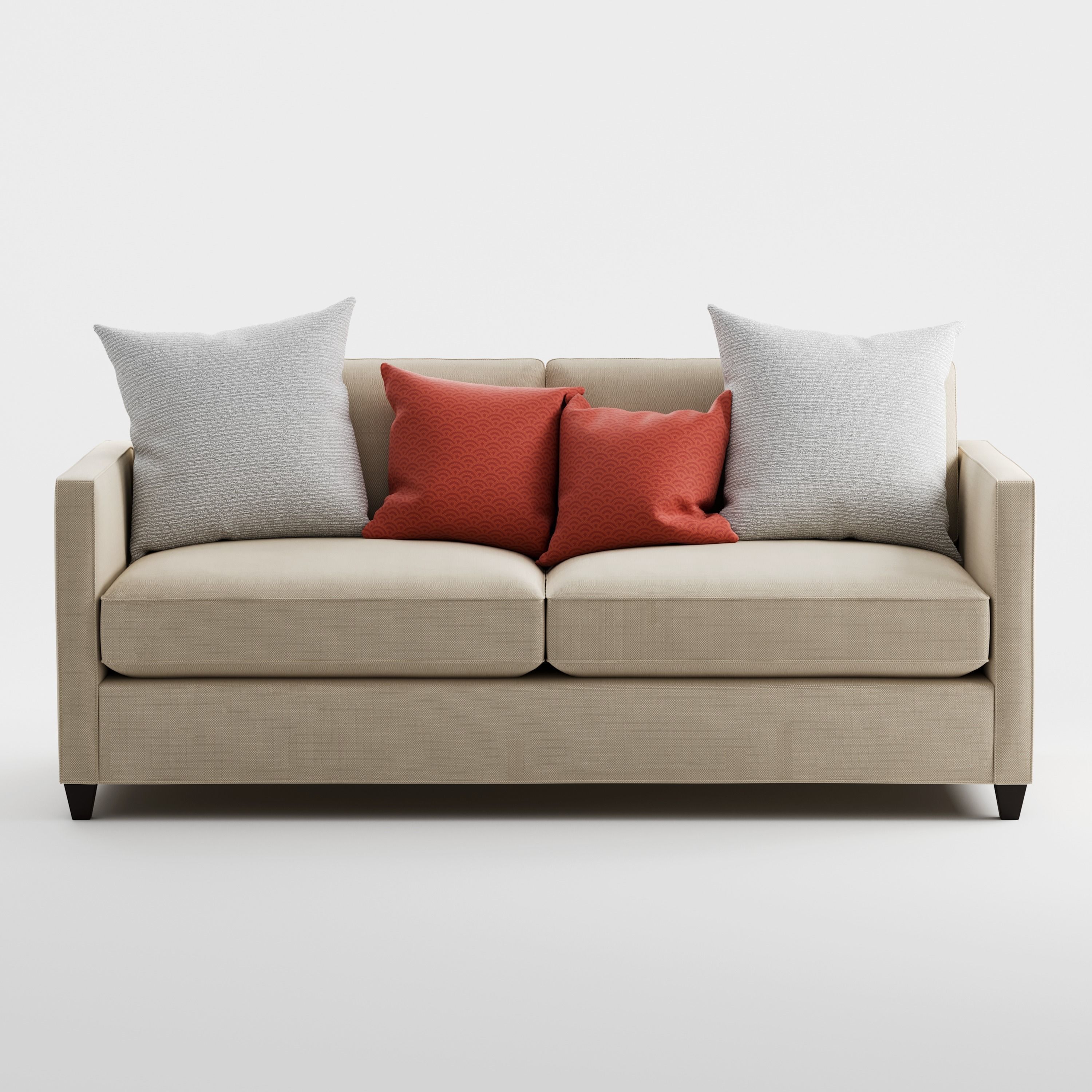 Crate and Barrel Dryden Apartment Sofa 3D model_11
