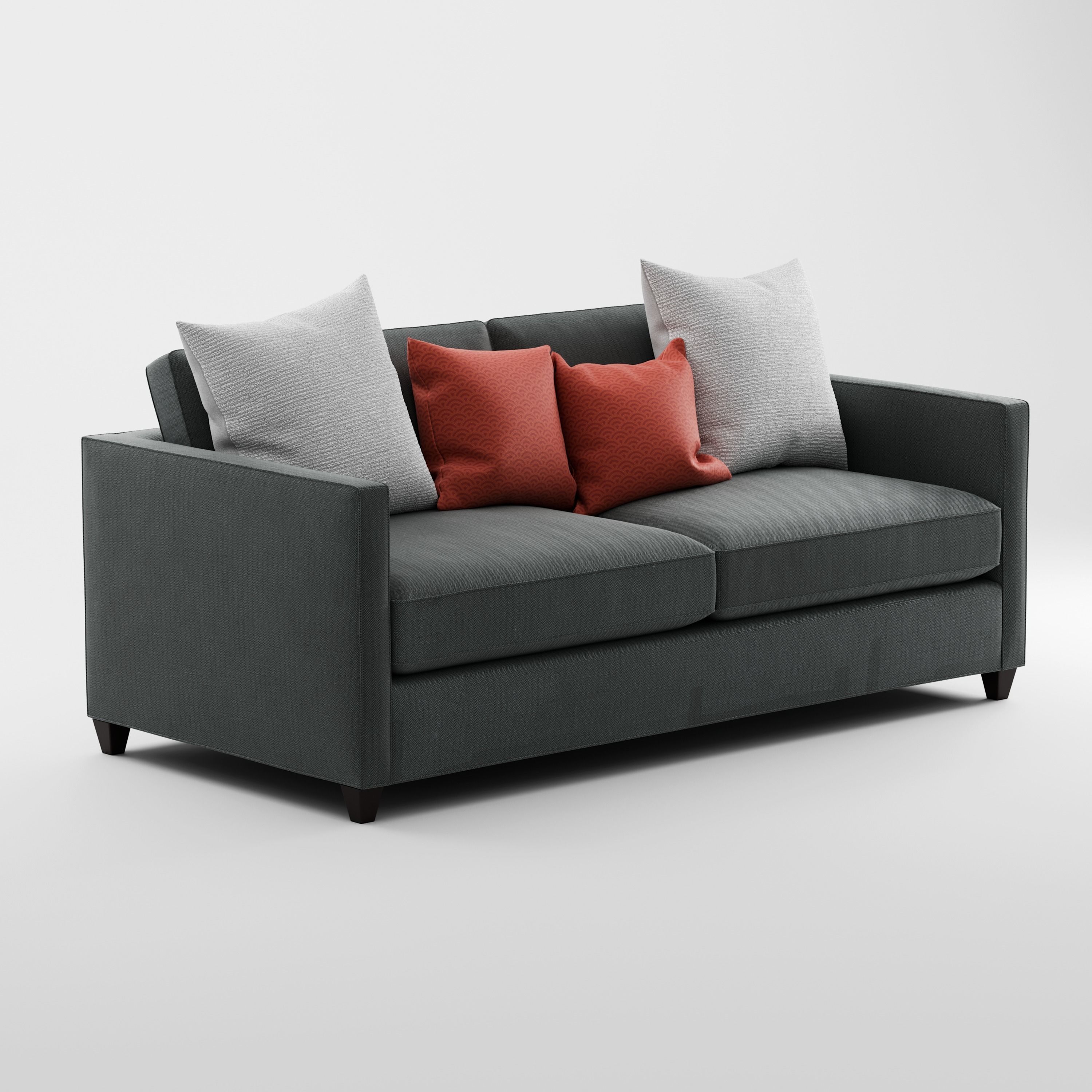 Crate and Barrel Dryden Apartment Sofa 3D model_8