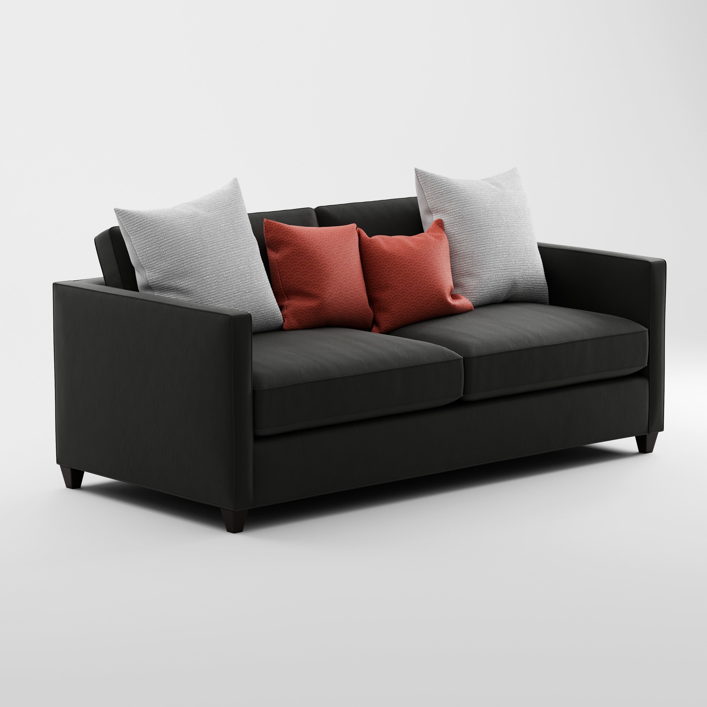 Crate and Barrel Dryden Apartment Sofa 3D model_3