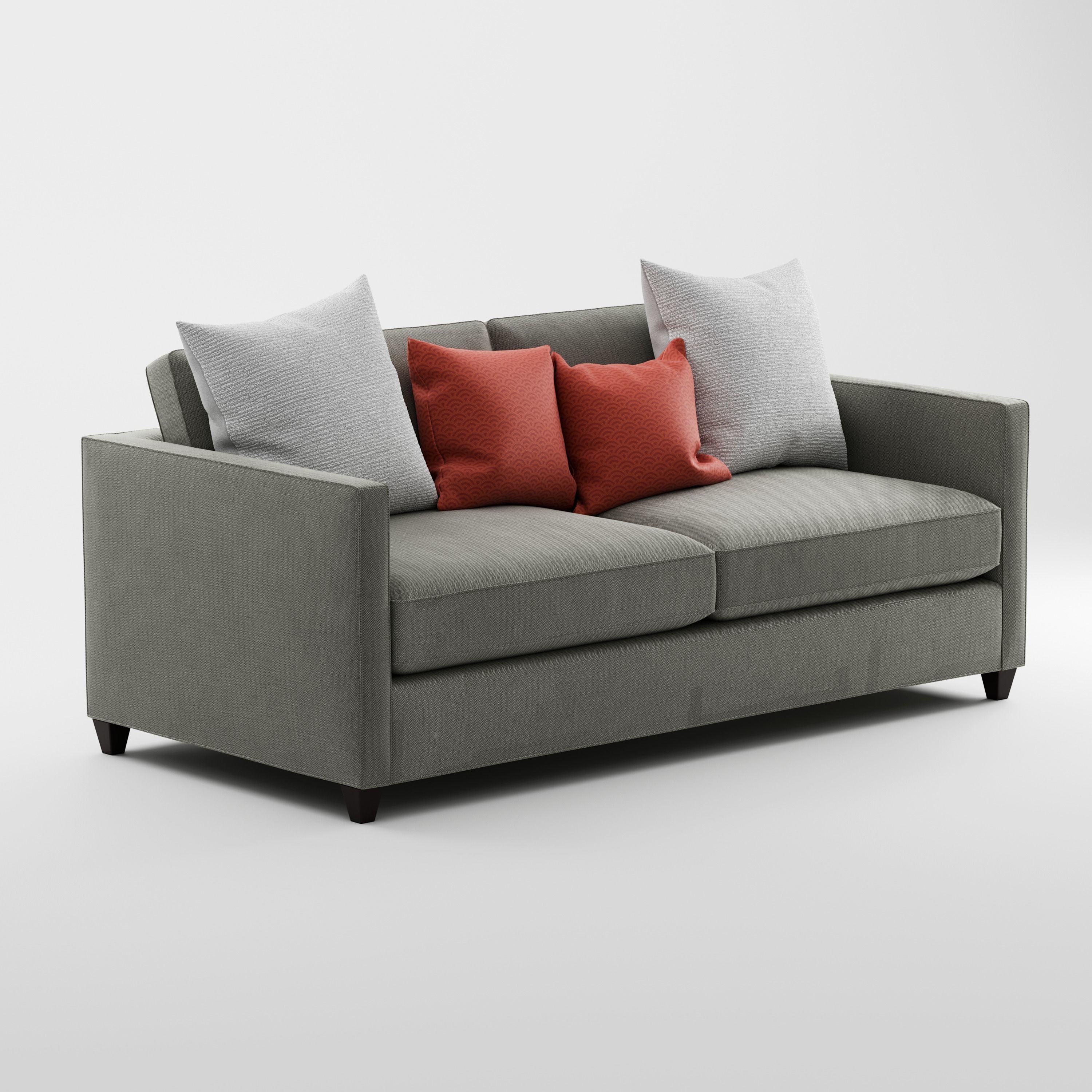 Crate and Barrel Dryden Apartment Sofa 3D model_4