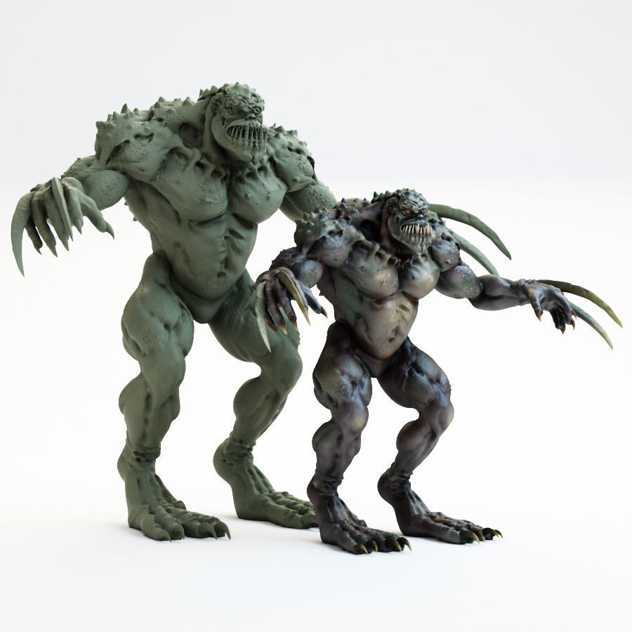 Green Monster 3D print model_4