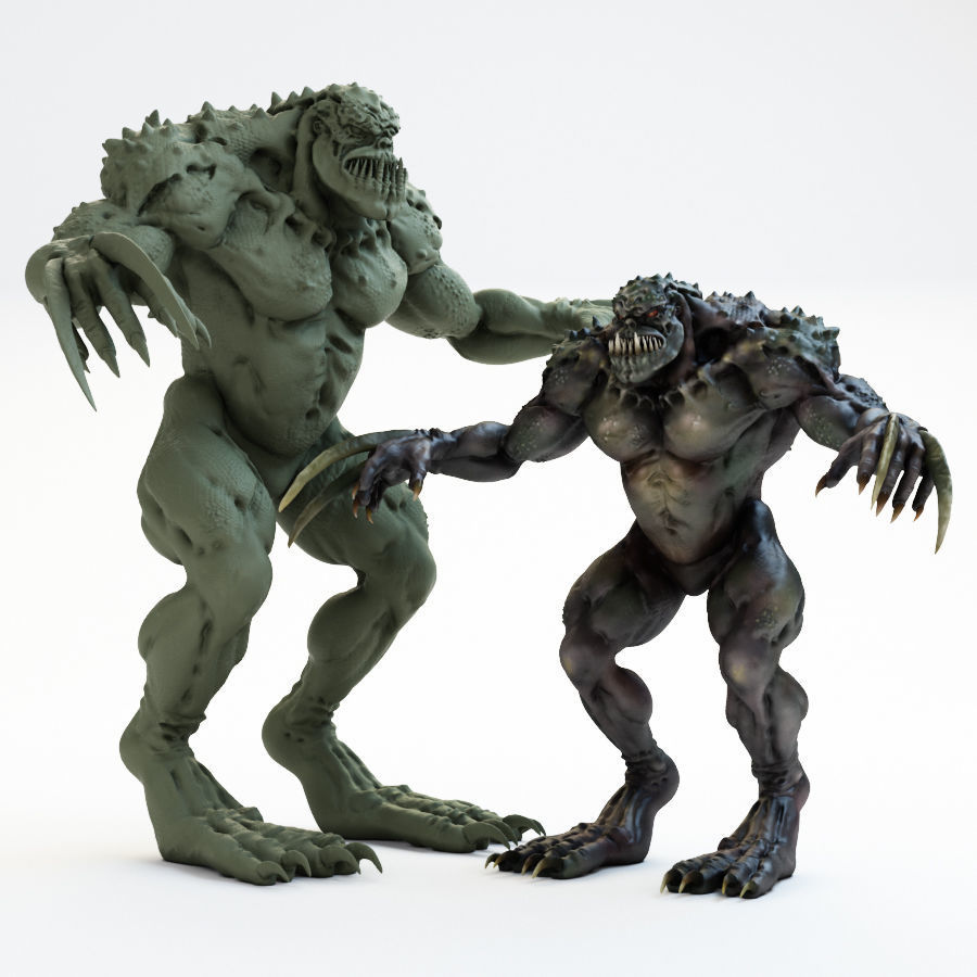 Green Monster 3D print model_3