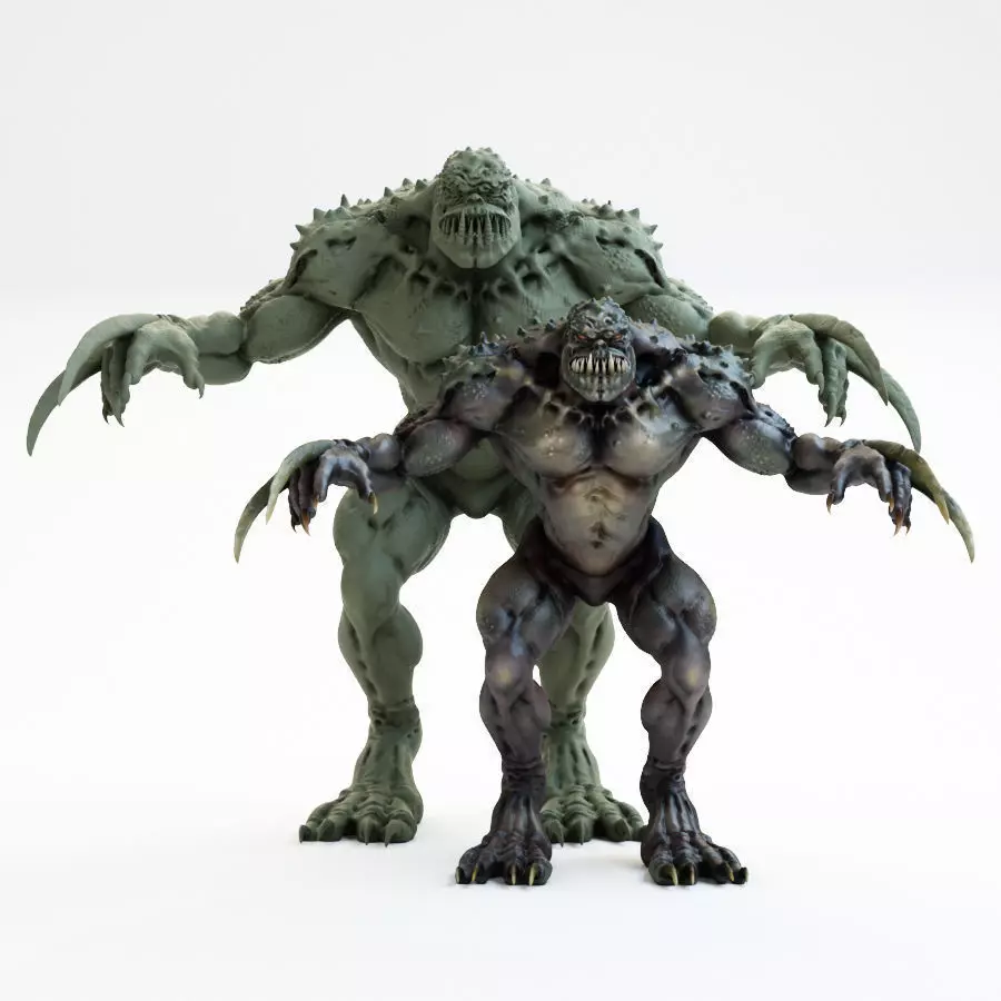 Green Monster 3D print model_0