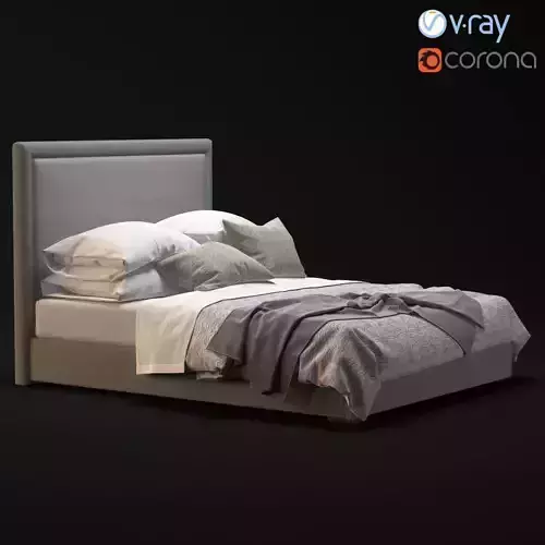 Photorealistic H62F Bed 3D model