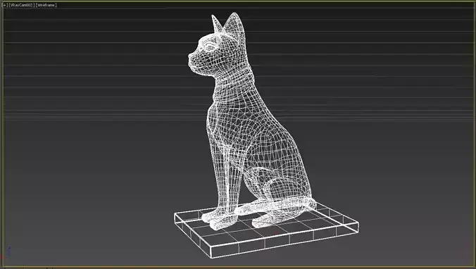 ancient egyptian cat statue