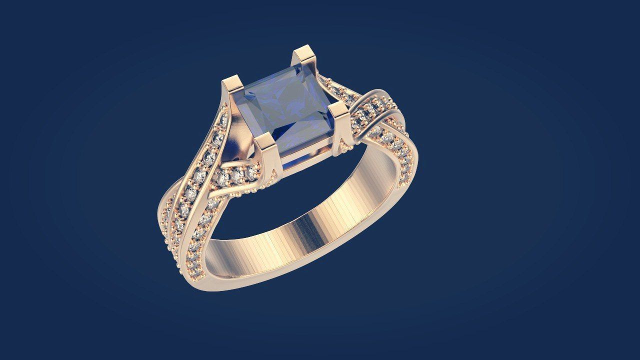 Ring 60 3D print model_1