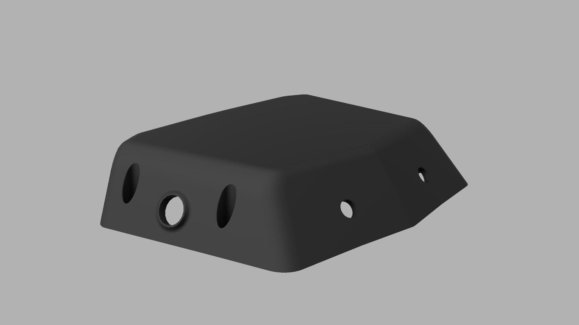 Electric Skateboard Cover 3D print model_1