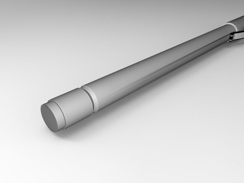 Pen simple 3D model_5