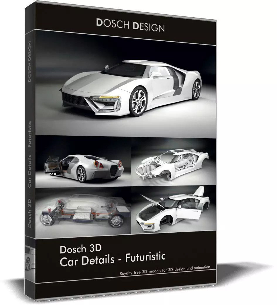 Dosch 3D - Car Details - Futuristic 3D model_0