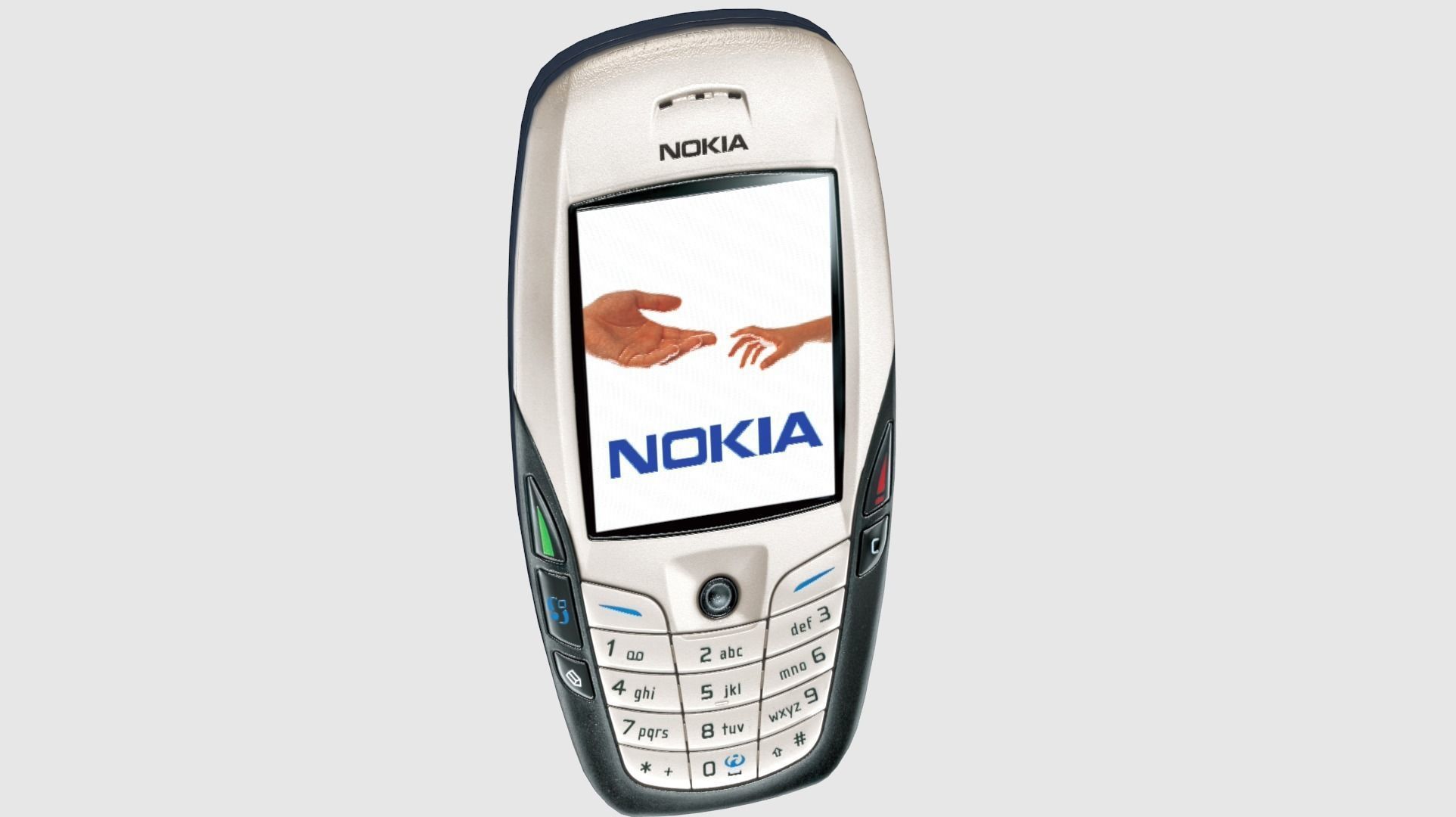 Nokia 6600 Low-poly 3D model_0