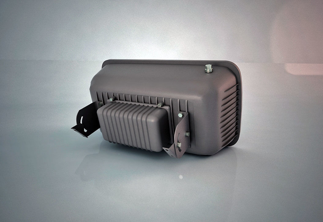 Halogen flood Light 3D model_3