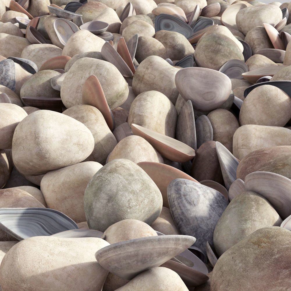 Pebble sea n3 3D model_2
