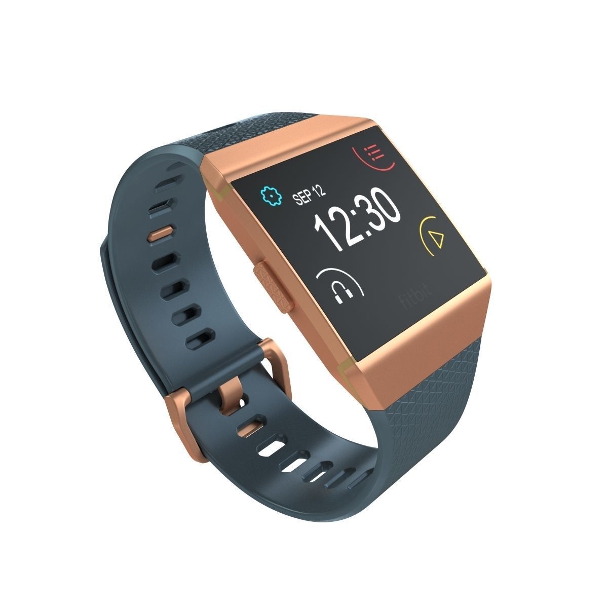 Fitbit Ionic Slate Blue 3D model_10