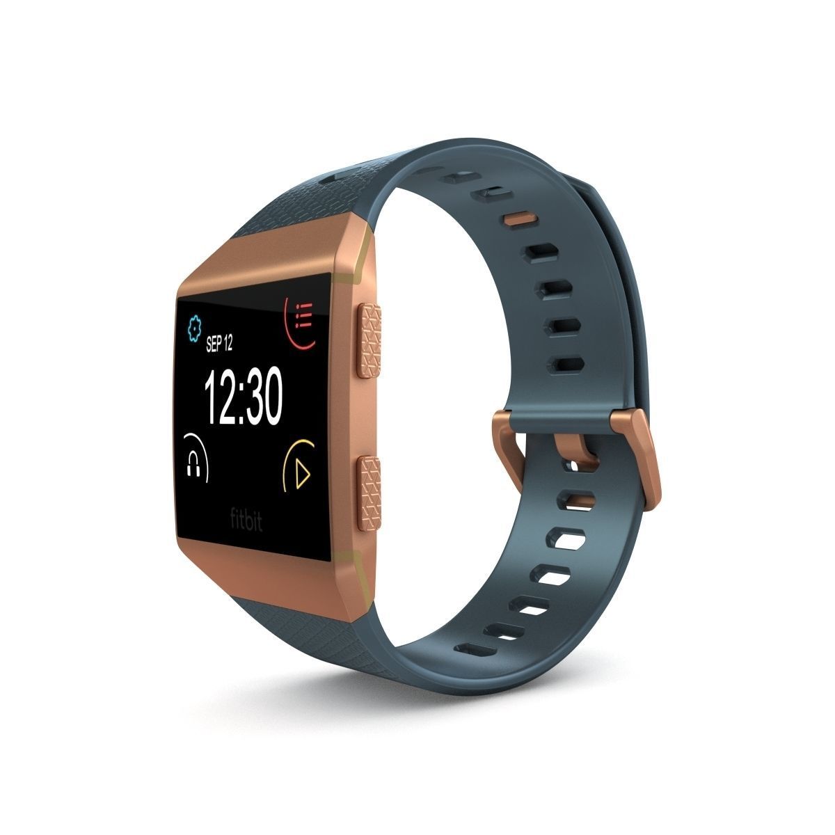 Fitbit Ionic Slate Blue 3D model_1