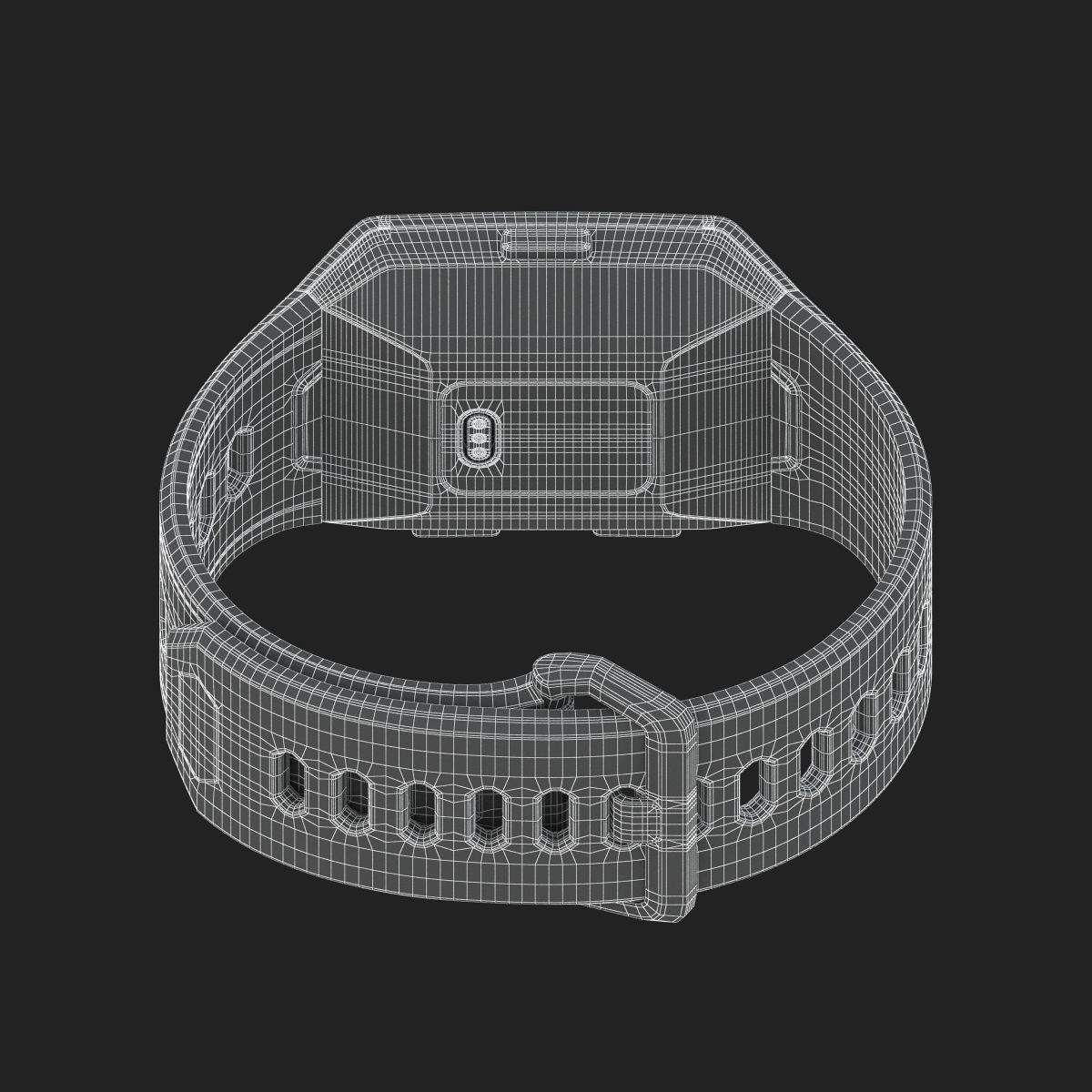 Fitbit Ionic Slate Blue 3D model_15