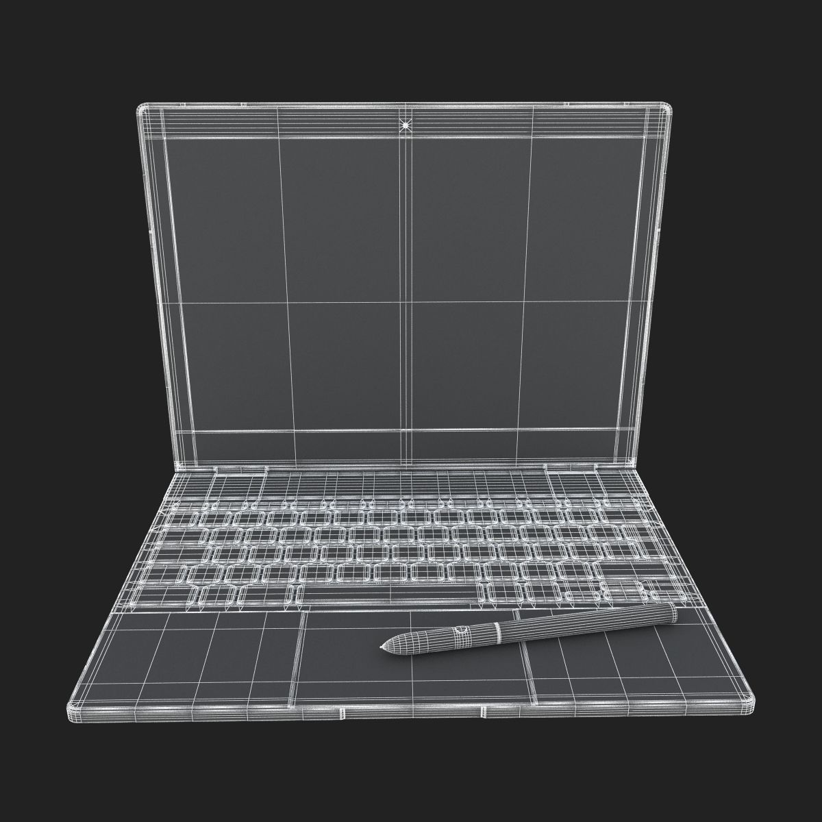 Google Pixel Book 3D model_28