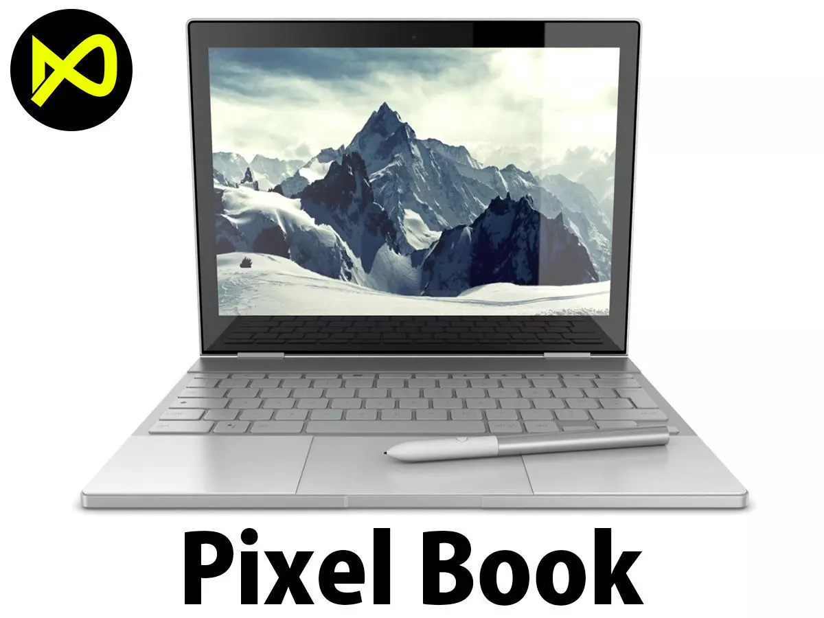 Google Pixel Book 3D model_0