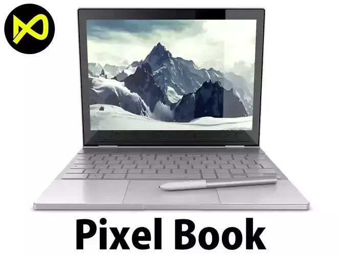 Google Pixel Book 3D model