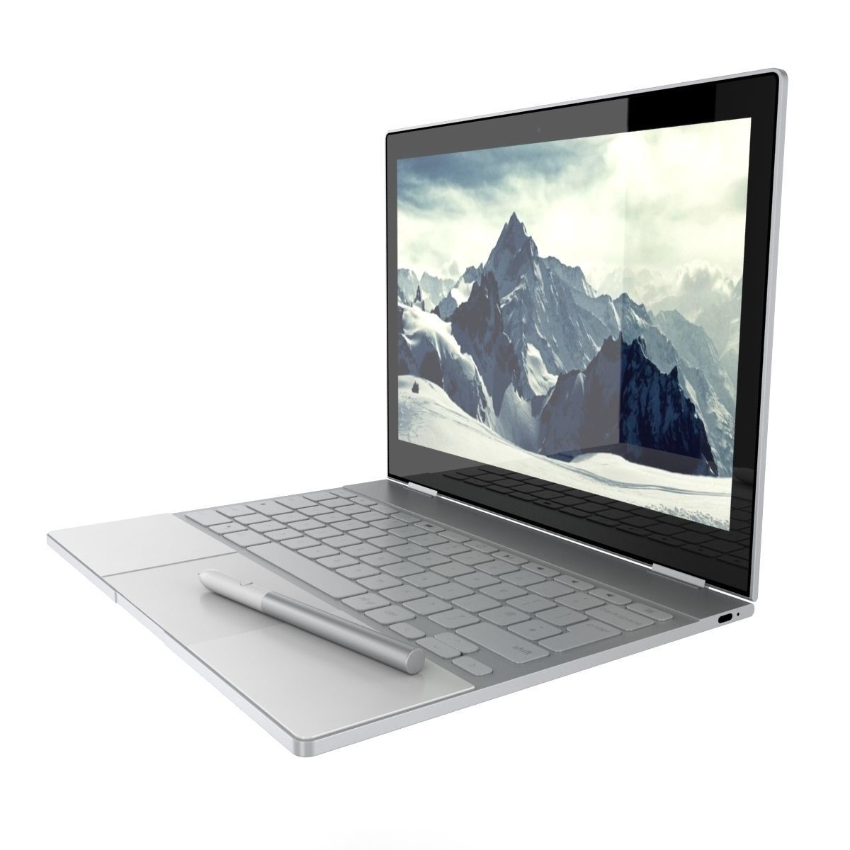 Google Pixel Book 3D model_12