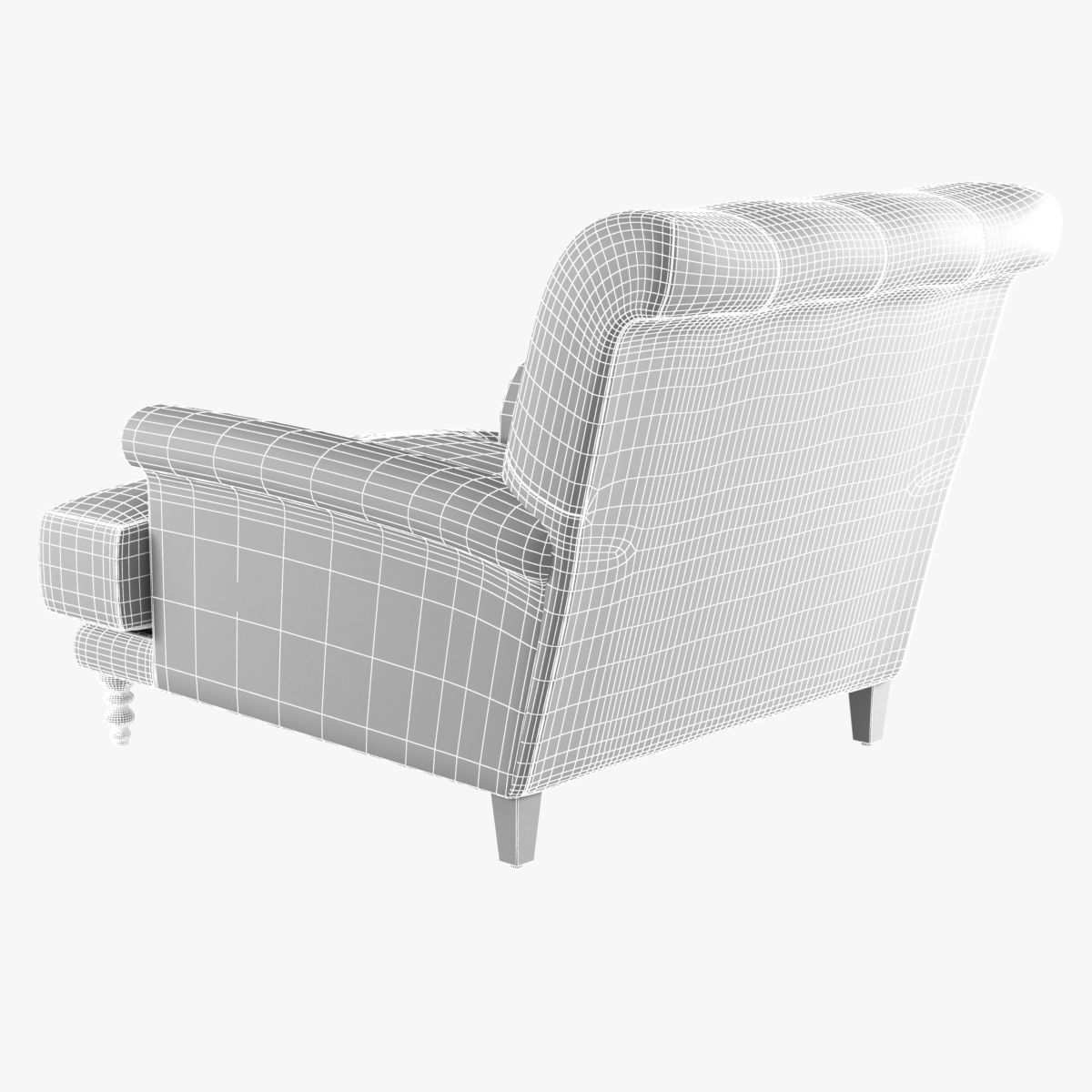 Future perfect oscar armchair 3D model_11