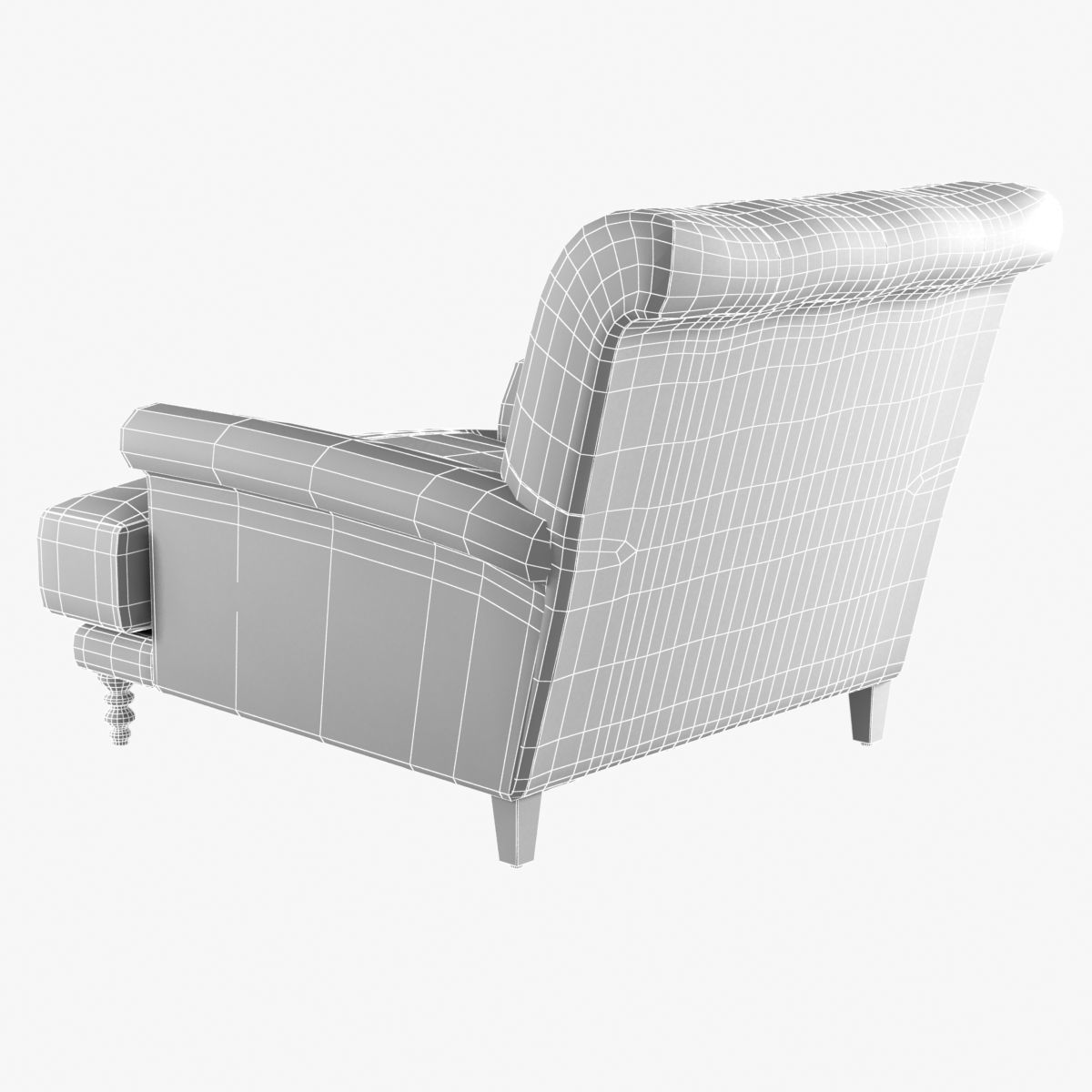 Future perfect oscar armchair 3D model_10