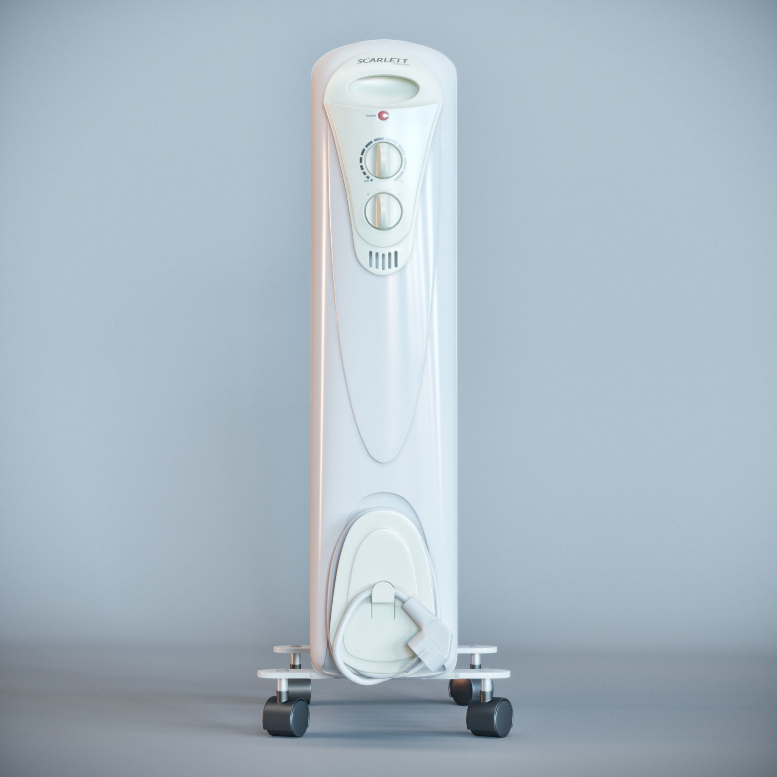 Scarlett Oil Heater 3D model_2