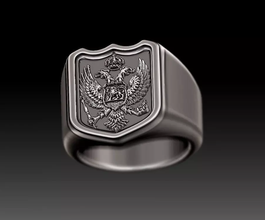 3D signet ring 3D print model