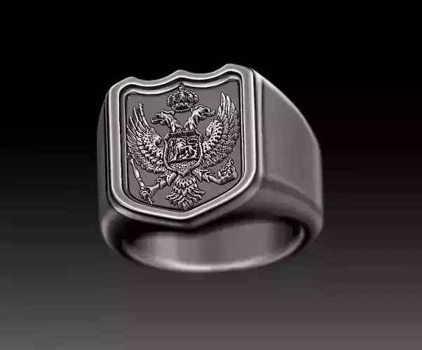 3D signet ring 3D print model