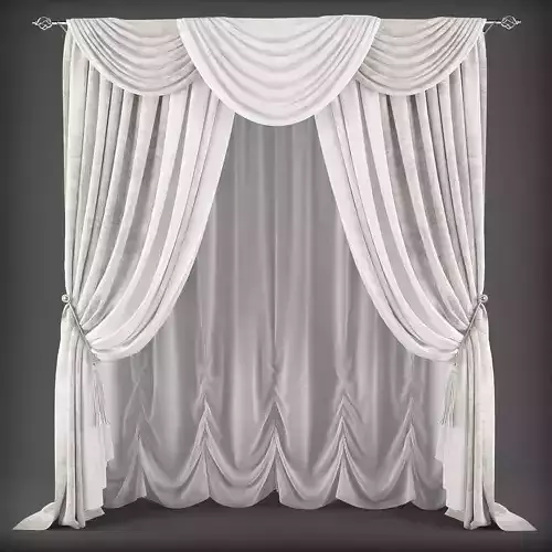 Curtain 3D model 313