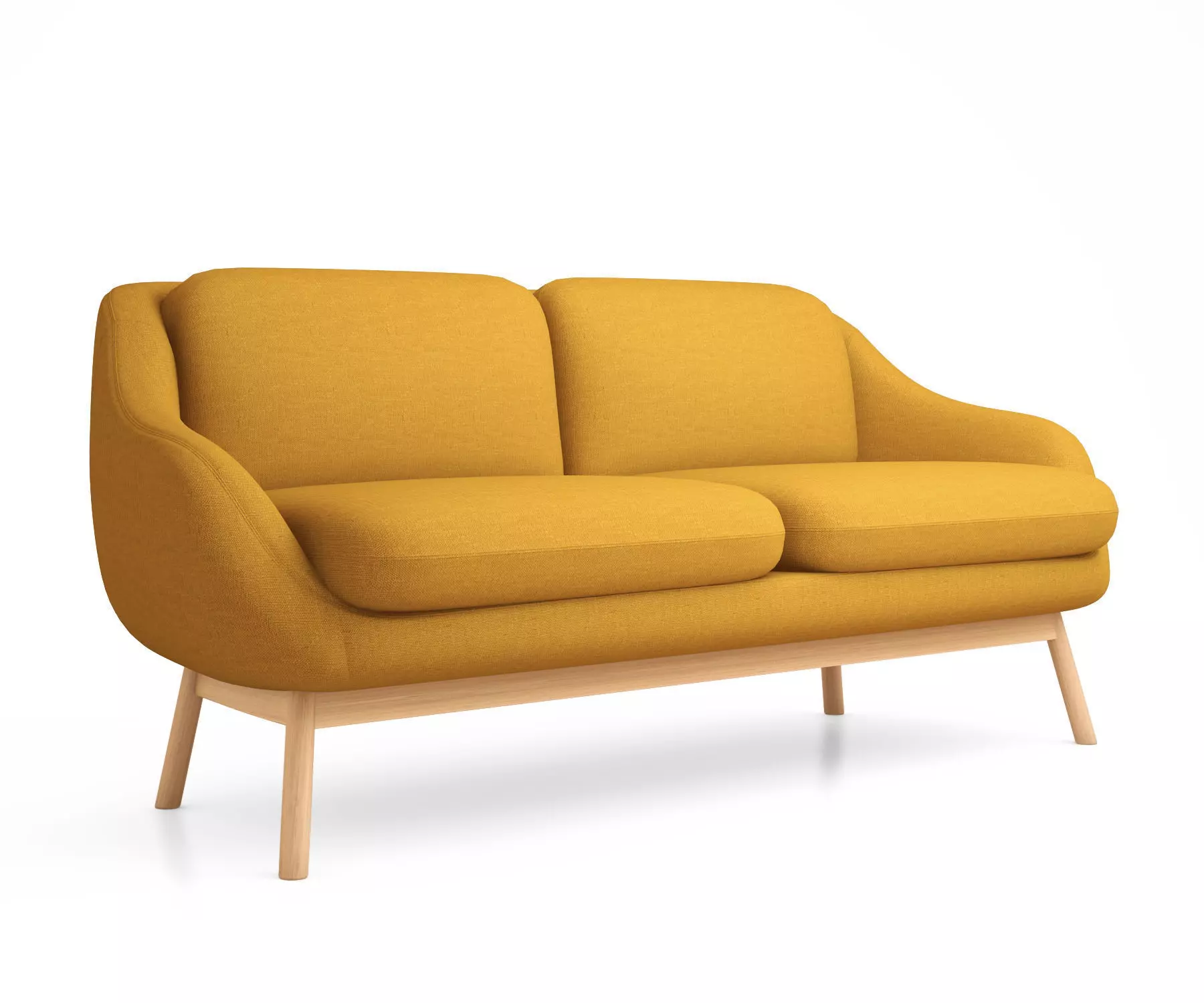 Oslo 2 seater sofa by Made 3D model_0