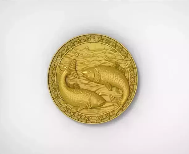 Fish zodiac 3D print model