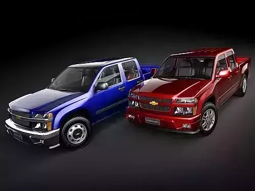 Chevrolet Colorado crew cab 3D Model