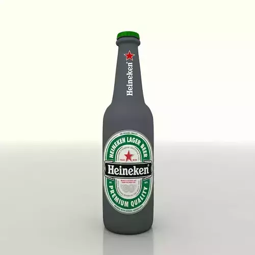 Heineken bottle Free 3D model