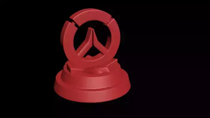 Overwatch logo 3D print model