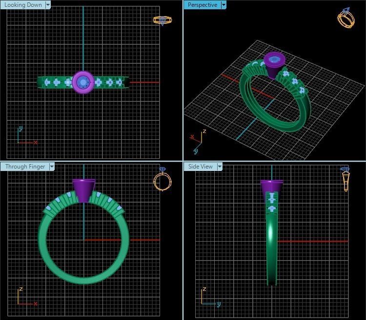 Ring R0601  3D print model_2