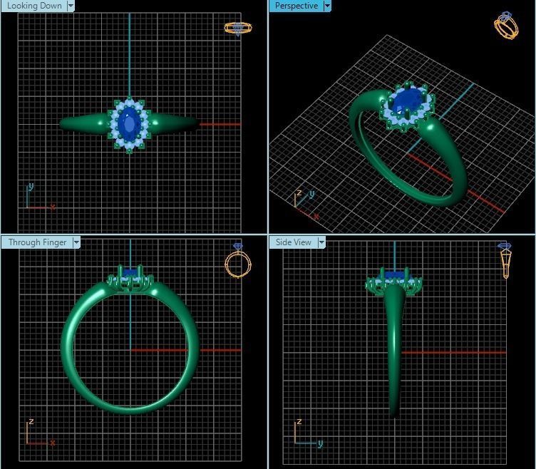 Ring R0604 3D print model_2