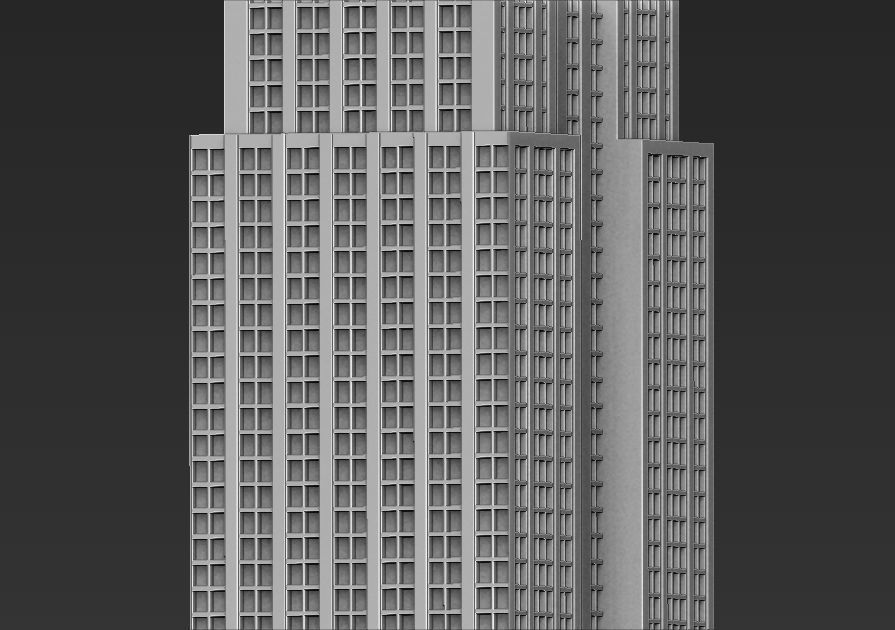 Empire State Building 3D printable 3D print model_3