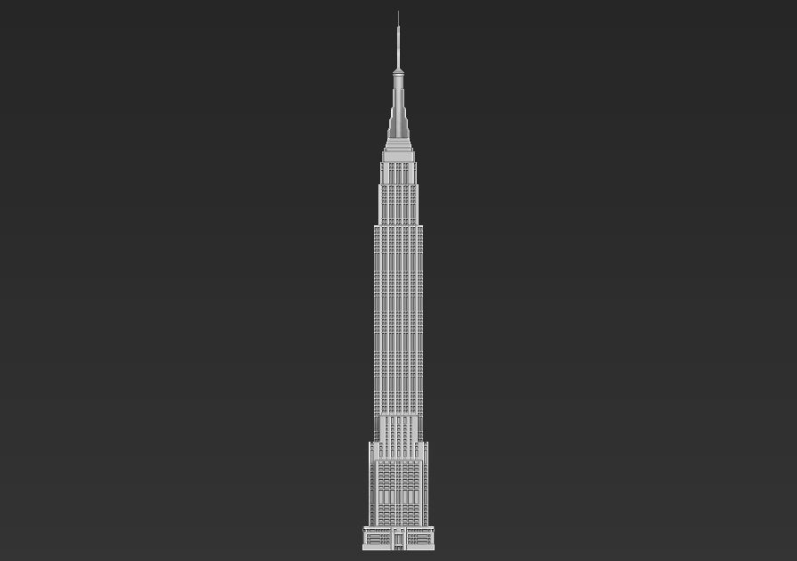Empire State Building 3D printable 3D print model_11