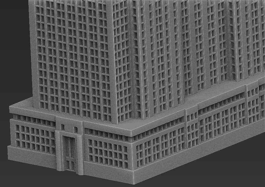 Empire State Building 3D printable 3D print model_5
