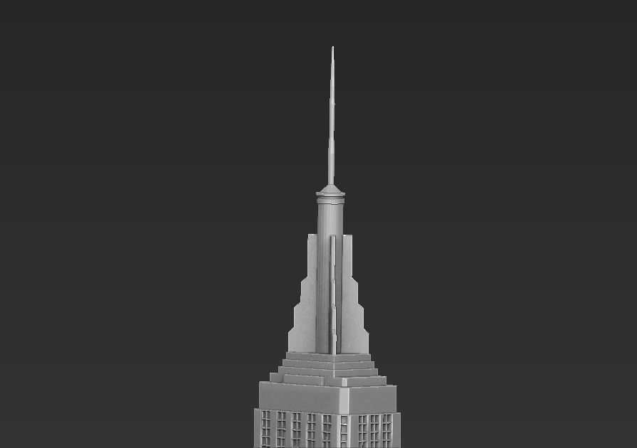 Empire State Building 3D printable 3D print model_12