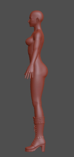 Womanbody woman in boots