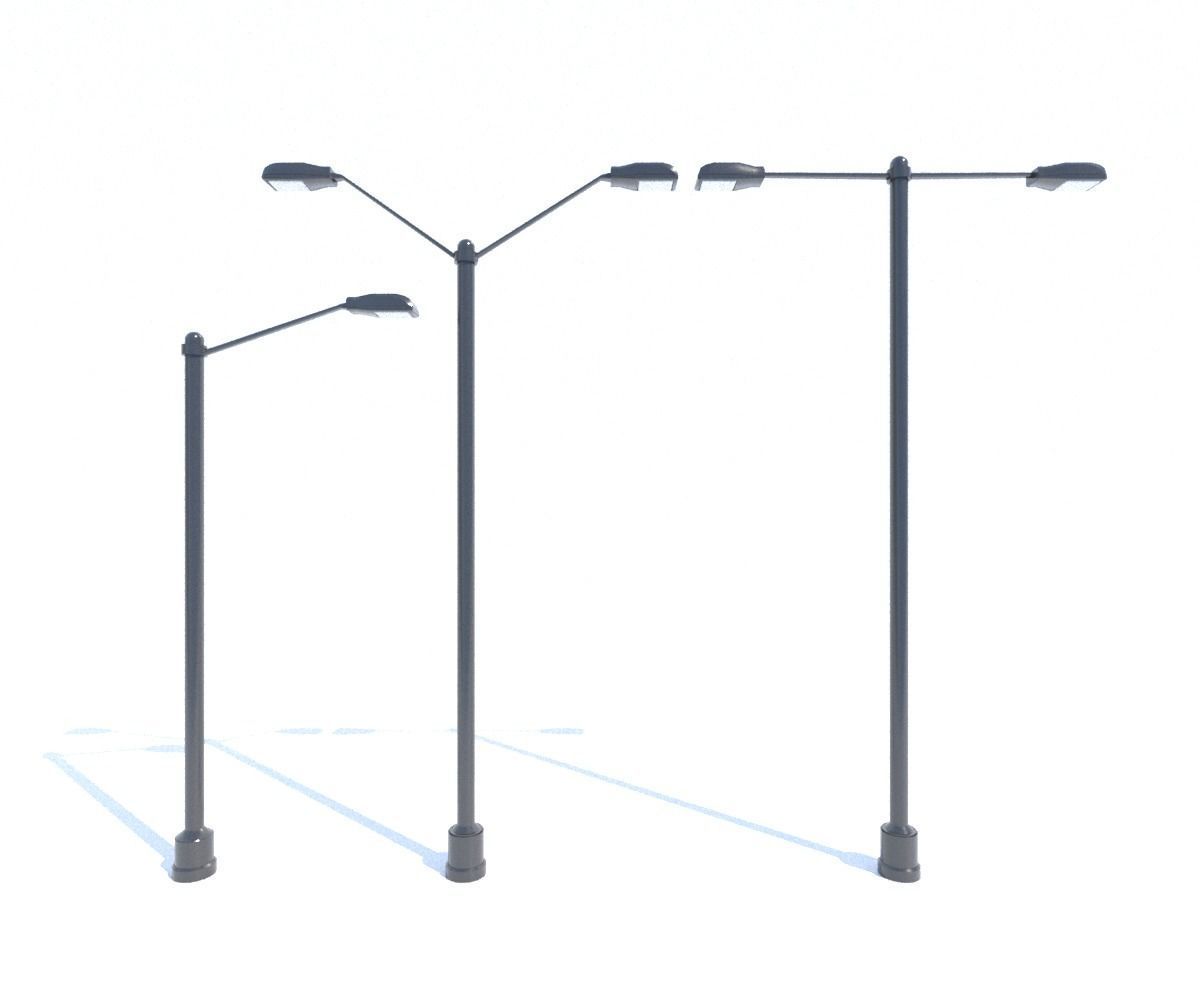 Street Elements Package JJ Low-poly 3D model_17