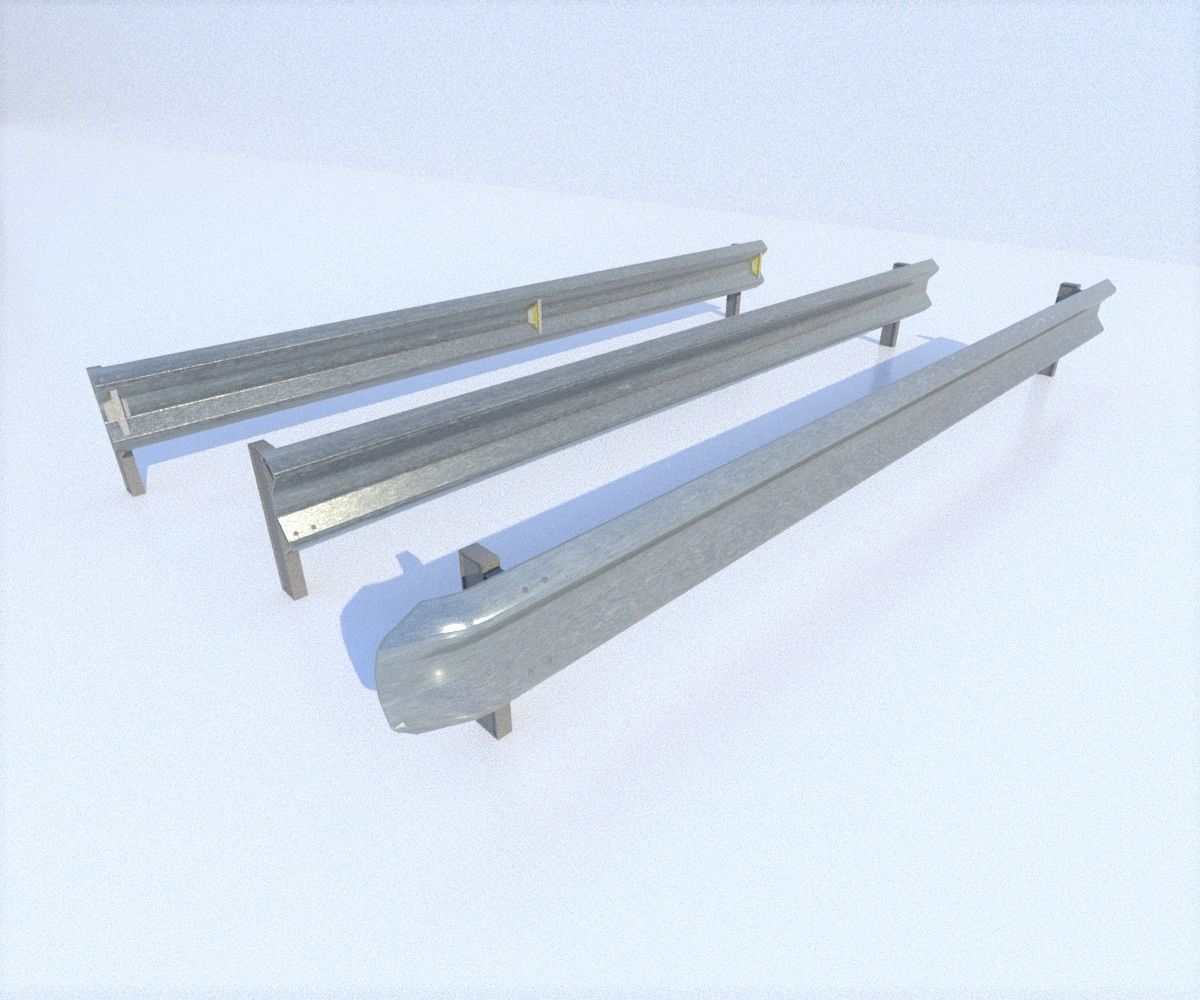 Street Elements Package JJ Low-poly 3D model_7